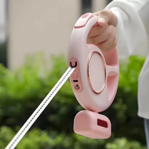 Smart Pet Leash: 3-meter automatic extension, LED light, built-in trash bag storage compartment