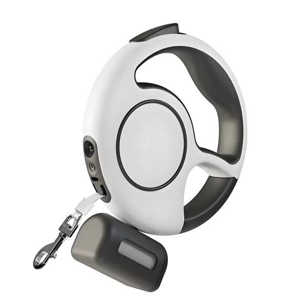 Smart Pet Leash: 3-meter automatic extension, LED light, built-in trash bag storage compartment - Image 7